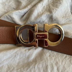 Salvatore Farragamo belt. Size medium. Brown